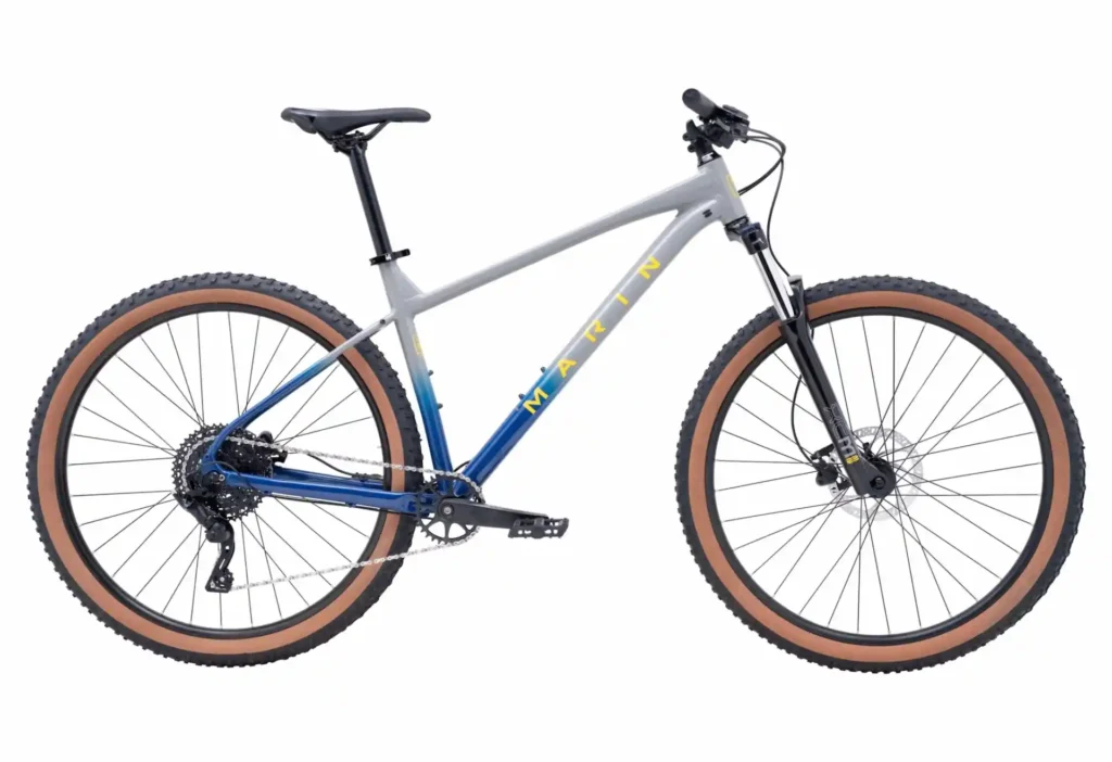 Alquiler de bicicletas mtb bobcat trail gris y azul | Trujbike